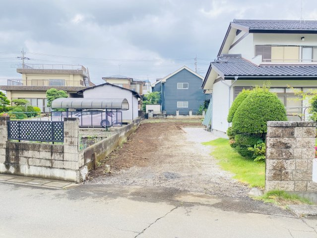 敷地面積７２坪　売地　川越市笠幡の外観|現地（2024年6月）撮影