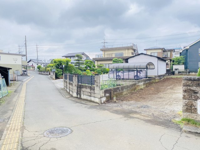 敷地面積７２坪　売地　川越市笠幡の前面道路含む現地写真|現地（2024年6月）撮影