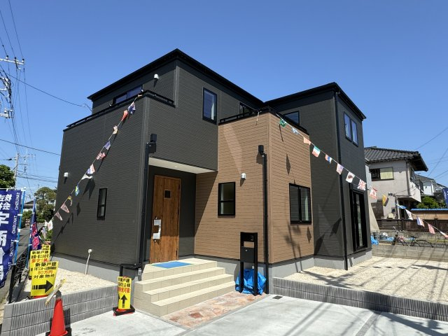 柏市しいの木台４丁目新築戸建【高柳西小学校：5分】の外観|完成済み内覧可能です！！