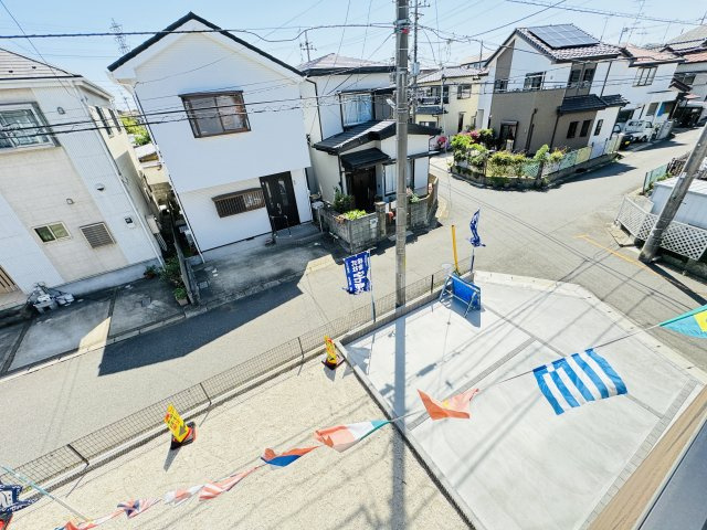 柏市しいの木台４丁目新築戸建【高柳西小学校：5分】の展望|バルコニーより道路側眺望