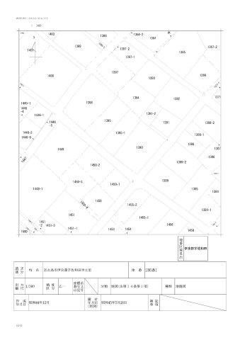 伊良部字佐和田1395-1の土地図