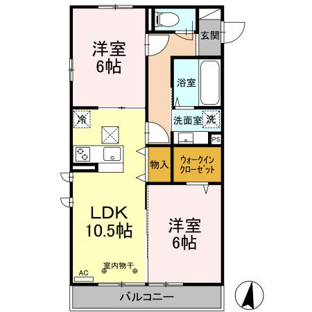 グランメールの間取り