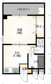 【間取り】 | 服部マンション