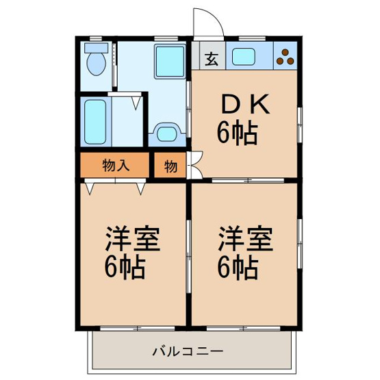 【間取り】 | ハイツ石川