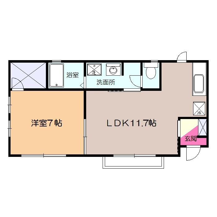 ソレアード新横浜の間取り