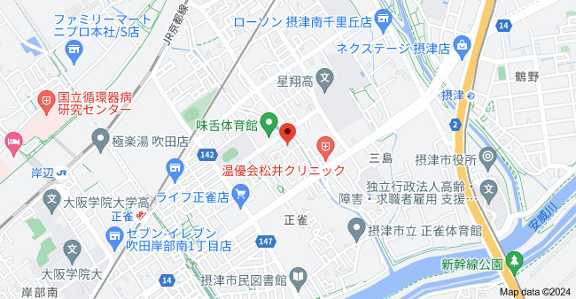 三井マンションの地図