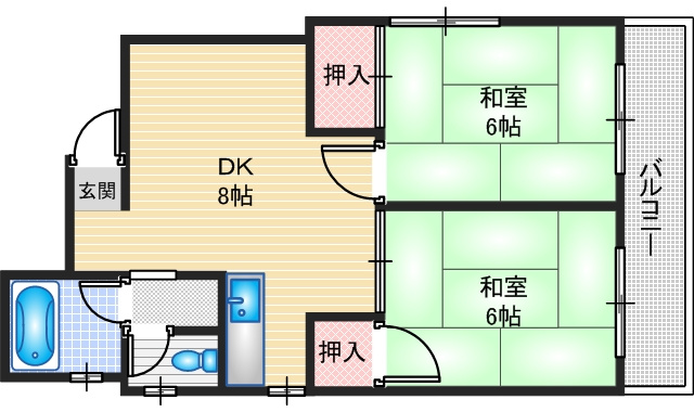 三井マンションの間取り
