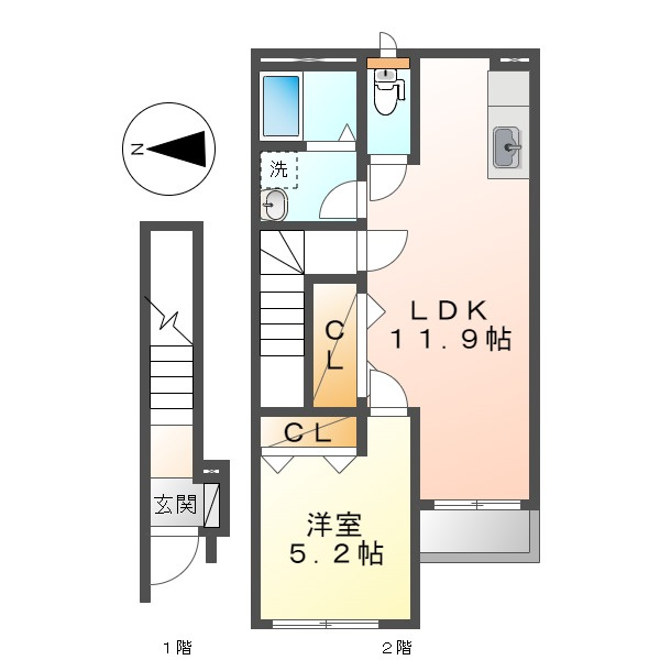 ブルーフォンセの間取り