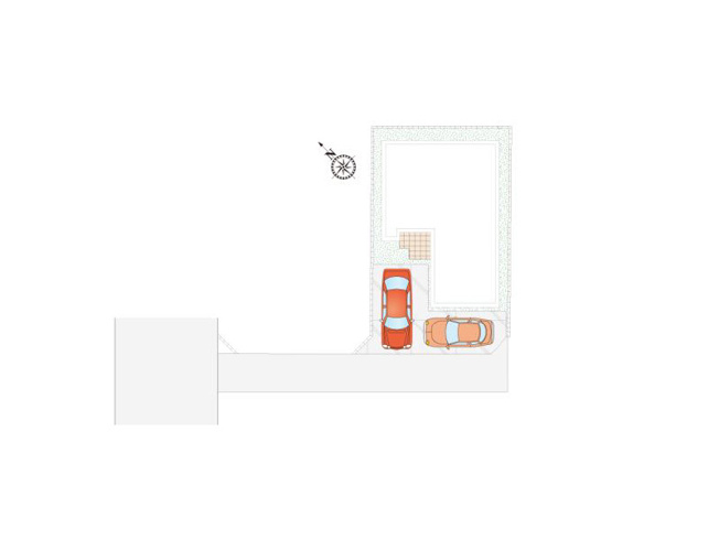 【区画図】 | 川越市稲荷町　未入居一戸建住宅　全9棟　（ふじみ野店） | カースペース2台分!!セカンドカーや来客時も安心