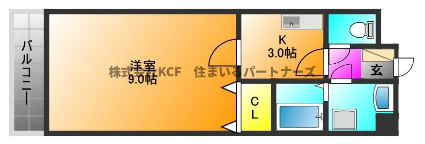 ヴィラコートはなみづきの間取り