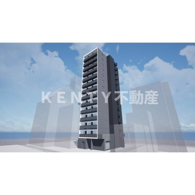 【外観パース】 | コンフォリア・リヴ西蒲田 | 外観パースです