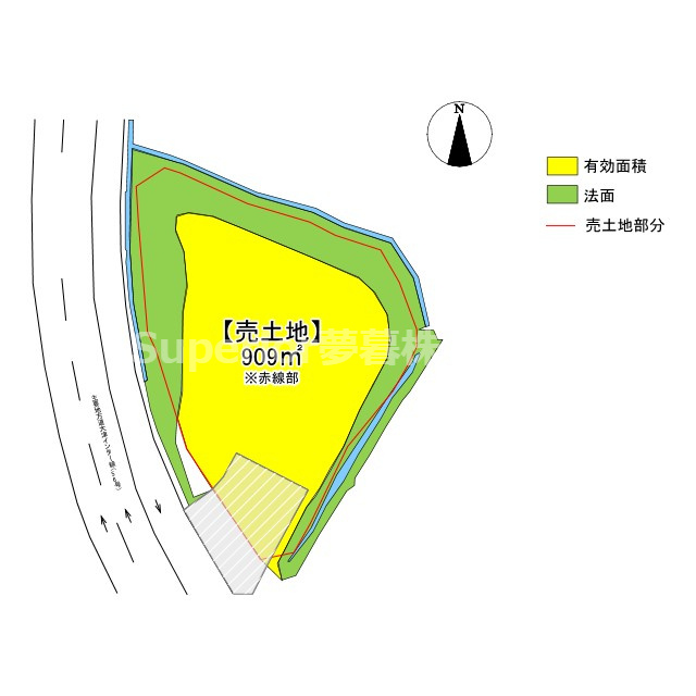 【土地】大津市本宮２丁目の土地図