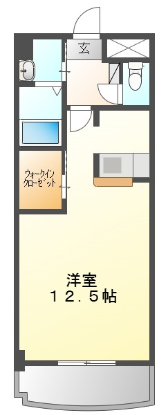 ネクステージ中井の間取り