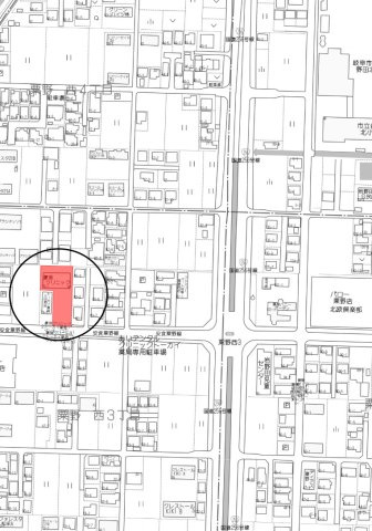 店舗　クリニック　粟野西3丁目の地図