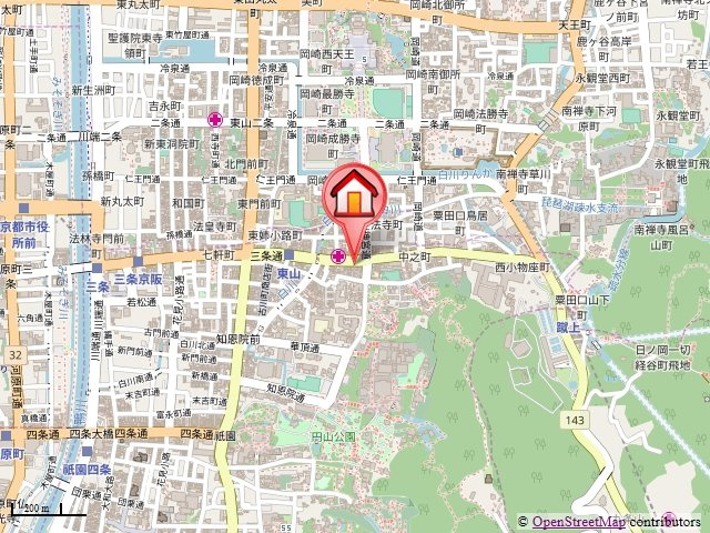 ハピネス神宮道の地図