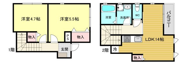【間取り】 | セレッソバージェ
