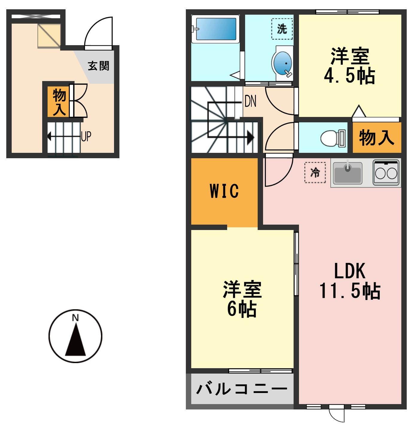 Lanai House 393 Noahの間取り