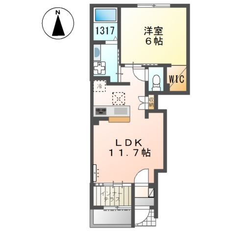 ハルカス　イーストの間取り