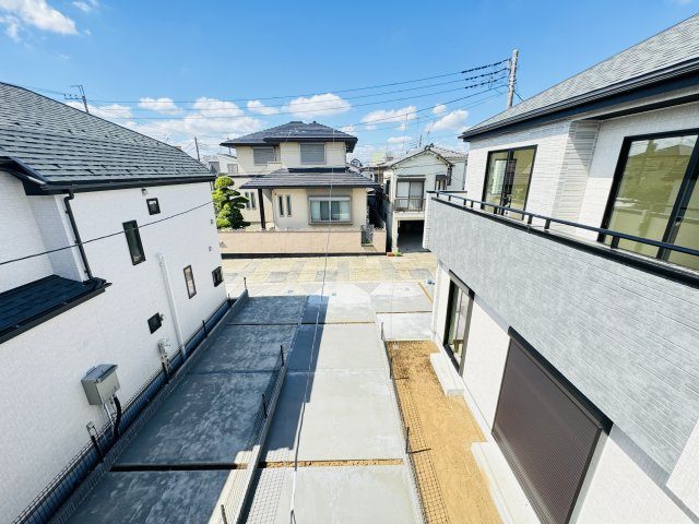 松戸市栄町８丁目新築戸建【旭町小学校：9分】の展望|バルコニーより道路側眺望