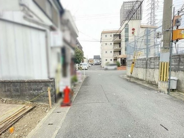 【前面道路含む現地写真】 | 山科区大宅関生町　売地（建築条件付き）
