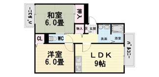 【間取り】 | 宗久園ハイツA棟