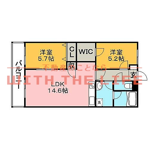 Lino（リノ）24【キャッシュバック対象】の間取り