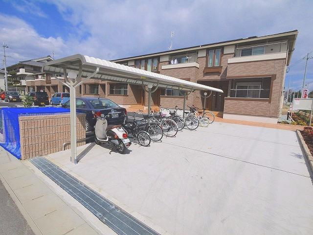 アルカンシエルⅠのその他共用部分|自転車置き場です