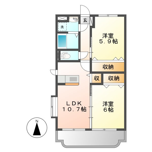 プロローグ常盤の間取り