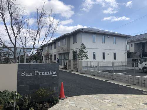 熊本市南区上ノ郷１丁目のアパートの外観