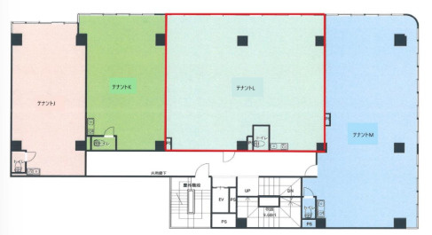 栗東市安養寺８丁目の店舗事務所の区画図