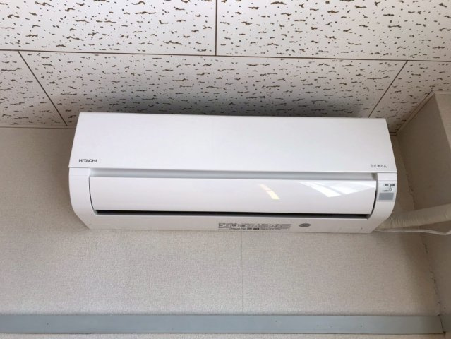 ファミールミヤモトの設備|入れたばかりの新しいエアコン♪