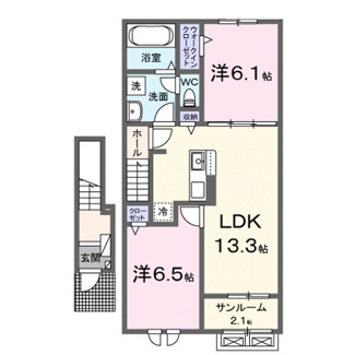 【間取り】 | プロローグ新旭