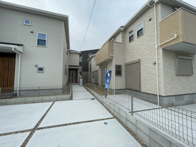【前面道路含む現地写真】 | 第１守山区上志段味上島＜仲介手数料無料＞志段味東小・志段味中　新築一戸建て | 〈内覧予約キャンペーン実施中！〉マックスバリュde住まい相談までご連絡下さい。
