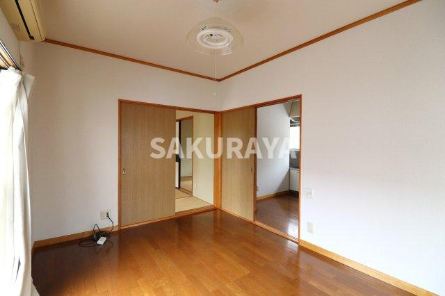 カネイシハウスⅠの洋室|2024年5月撮影。