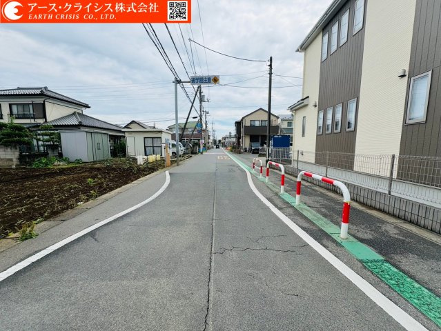 【前面道路含む現地写真】 | 船橋市夏見台4丁目　全2区画 | 東側約6.4公道となります。ゆとりがあるので駐車やすれ違いもらくらくです♪