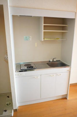 【キッチン】 | ジュネスメゾンイノウエ | キッチン横に洗濯盤