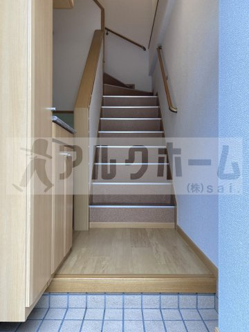 シャルマンメゾン1号棟の玄関