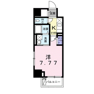 【間取り】 | クレスト　中六