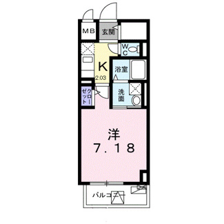【間取り】 | クレスト　中六