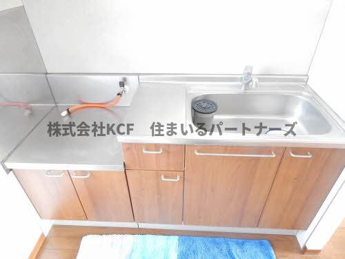 サンクチュアリー久留米Ⅵのキッチン|使いやすいキッチンです