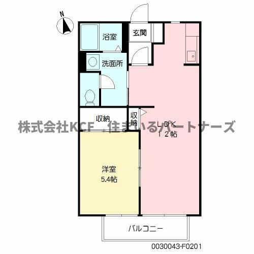 サンクチュアリー久留米Ⅵの間取り