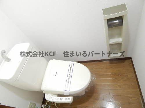 サンクチュアリー久留米Ⅵのトイレ|シンプルで使いやすいトイレです