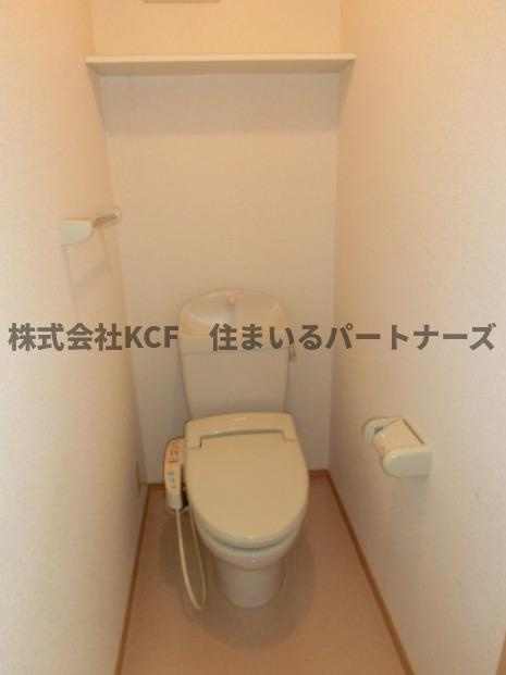 リビングタウン江戸屋敷 C棟のトイレ|シンプルで使いやすいトイレです