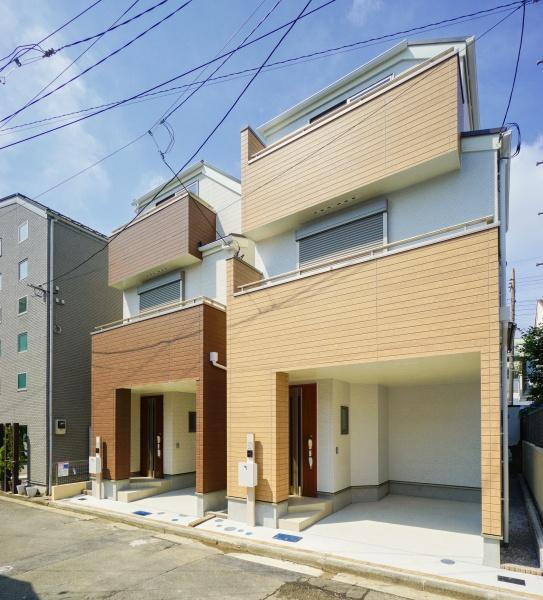 横浜市神奈川区大口仲町の新築一戸建の外観|周辺は生活利便施設が点在しています。
是非一度、現地へお越しください！
ご自宅までの送迎も可能です！