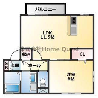【間取り】 | アムール A棟
