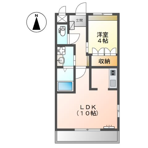 【間取り】 | グランデージ・Ｋ