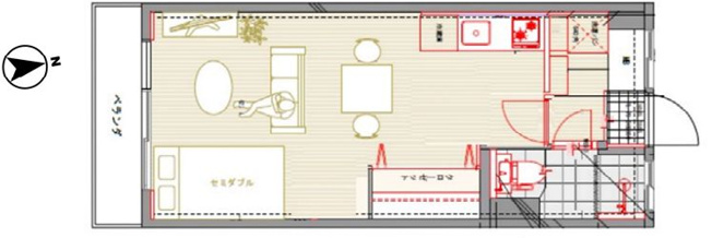【間取り】 | ニュー鵠沼マンション