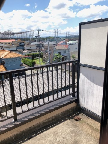 ビューハイツ桜田のバルコニー