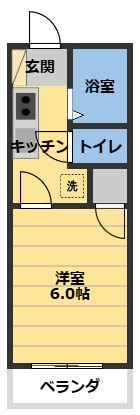 ビューハイツ桜田の間取り
