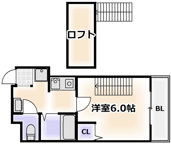 【間取り】 | ハクユウ元町